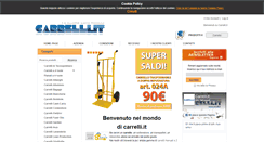 Desktop Screenshot of carrelli.it